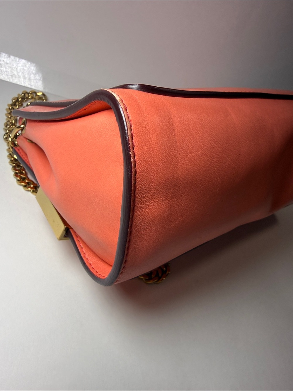 Chloé Coral Leather Crossbody Bag - Picture 9 of 17